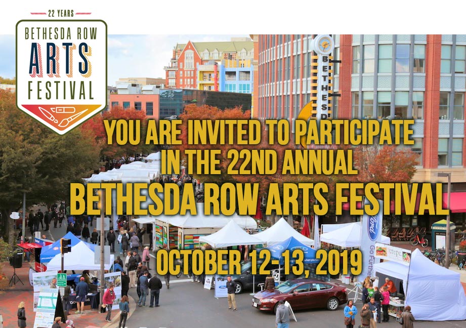 Call for Entries 22nd Bethesda Row Arts Festival Bethesda