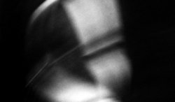 Ramona Kandinger, Self-Portrait, black and white, digital, hero, mask, identity, blurry